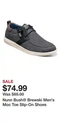 Kohl's Nunn Bush Brewski Men's Moc Toe Slip-On Shoes offer