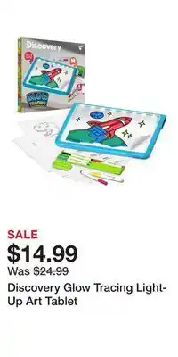 Kohl's Discovery Glow Tracing Light-Up Art Tablet offer