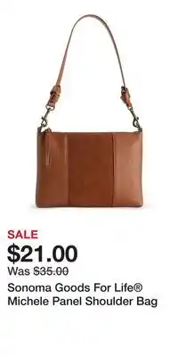 Kohl's Sonoma Goods For Life Michele Panel Shoulder Bag offer