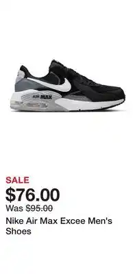 Kohl's Nike Air Max Excee Men's Shoes offer