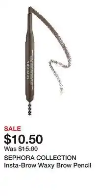 Kohl's SEPHORA COLLECTION Insta-Brow Waxy Brow Pencil offer