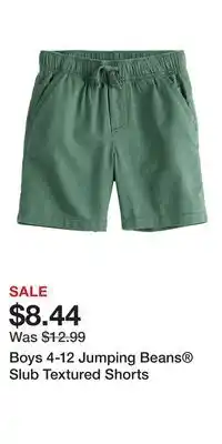 Kohl's Boys 4-12 Jumping Beans Slub Textured Shorts offer