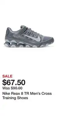 Kohl's Nike Reax 8 TR Men's Cross Training Shoes offer