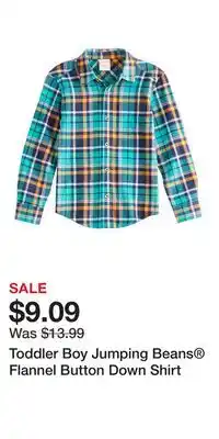 Kohl's Toddler Boy Jumping Beans Flannel Button Down Shirt offer