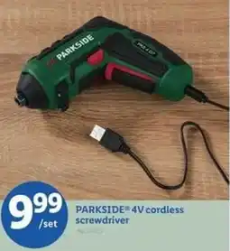 Lidl Parkside 4v cordless screwdriver offer