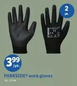 Lidl Parkside work gloves offer