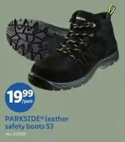 Lidl PARKSIDE leather safety boots S3 offer