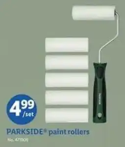 Lidl Parkside paint rollers offer