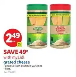 Lidl Grated cheese offer
