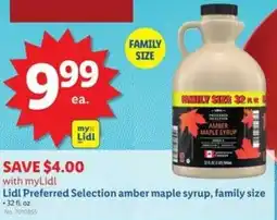 Lidl Lidl Preferred Selection amber maple syrup offer