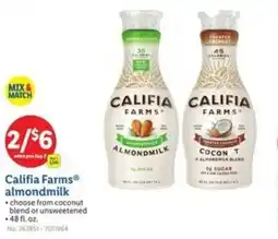 Lidl Califia Farms almondmilk offer