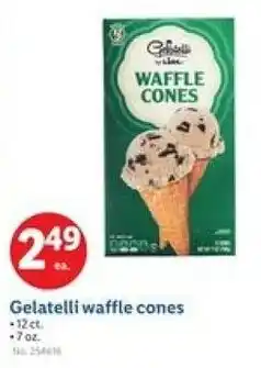 Lidl Gelatelli waffle cones offer