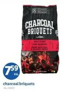 Lidl Charcoal briquets offer