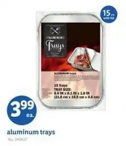 Lidl Aluminum trays offer