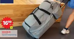 Lidl Topmove rolling duffel bag offer