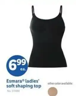 Lidl Esmara ladies' soft shaping top offer