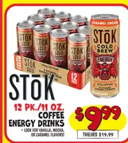 Ollie's STOK COFFEE ENERGY DRINKS offer