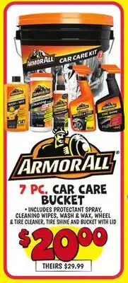 Ollie's ARMOR ALL CAR CARE BUCKET offer