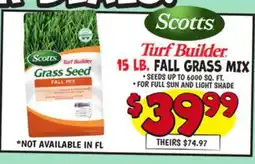 Ollie's SCOTTS FALL GRASS MIX offer