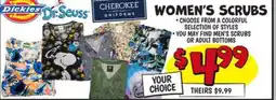 Ollie's WOMEN'S SCRUBS offer
