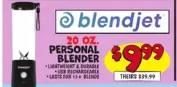 Ollie's BLENDJET 20 OZ. PERSONAL BLENDER offer