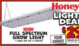 Ollie's Honeywell 100W FULL SPECTRUM GROW LIGHT offer