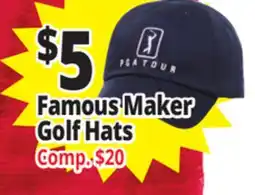 Ocean State Job Lot Famous Maker Golf Hats offer