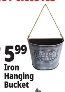 Ocean State Job Lot Iron Hanging Bucket offer