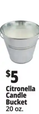Ocean State Job Lot Citronella Candle Bucket 20 oz offer