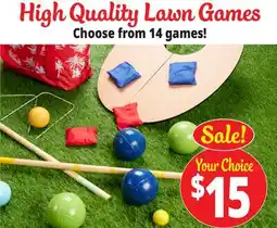 Ocean State Job Lot High Quality Lawn Games offer