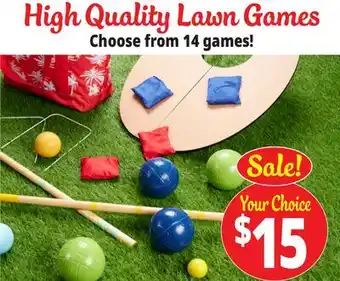 Ocean State Job Lot High Quality Lawn Games offer
