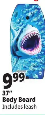Ocean State Job Lot 37 Body Board offer