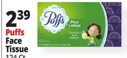 Ocean State Job Lot PUFFS Plus Lotion Face Tissues 124 Count offer