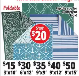Ocean State Job Lot Reversible Outdoor Rugs offer