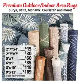 Ocean State Job Lot Premium Outdoor/Indoor Area Rugs offer