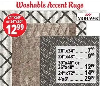 Ocean State Job Lot Washable Accent Rugs offer