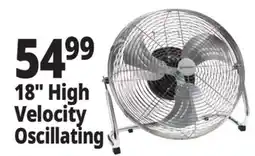 Ocean State Job Lot Penguin High Velocity Internal Oscillation Floor Fan 18 offer
