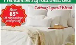 Ocean State Job Lot Premium Jersey Knit Sheet Sets Twin offer