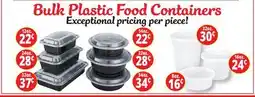 Ocean State Job Lot Bulk Plastic Food Containers offer
