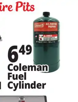 Ocean State Job Lot Coleman Fuel Cylinder offer