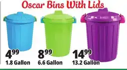 Ocean State Job Lot Oscar Bins With Lids offer