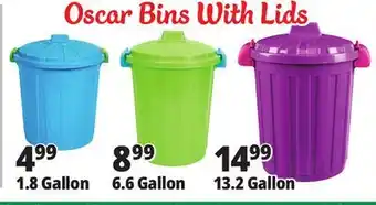 Ocean State Job Lot Oscar Bins With Lids offer