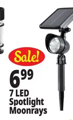 Ocean State Job Lot 7 LED Spotlight Moonrays offer