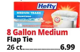 Ocean State Job Lot 8 Gallon Medium Flap Tie offer
