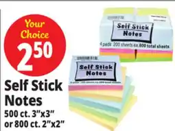 Ocean State Job Lot Assorted Color Sticky Notes 500 Sheets offer