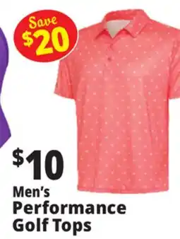 Ocean State Job Lot Men's Performance Golf Tops offer