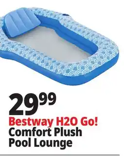 Ocean State Job Lot Bestway H2O Go! Comfort Plush Pool Lounge offer