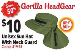 Ocean State Job Lot Unisex Sun Hat With Neck Guard offer