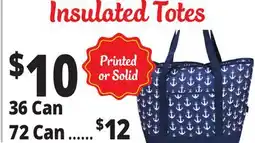 Ocean State Job Lot Insulated Totes offer