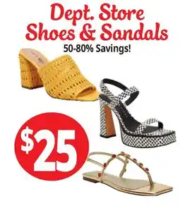 Ocean State Job Lot Dept. Store Shoes & Sandals offer